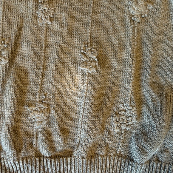 Vintage Signatures by Northern Isles Hunter green hand embroidered sweater XL - Picture 2 of 7